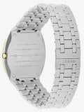 Gucci 25H Quartz Gold Dial Silver Steel Strap Watch for Men - YA163405 Authentic Buy Shop Now