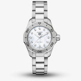 Tag Heuer Aquaracer Professional 200 Quartz Diamond Mother of Pearl Dial Silver Steel Strap Watch for Women - WBP1416.BA0622 Authentic Buy Shop Now