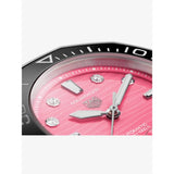 Tag Heuer Aquaracer Professional 300 Automatic Diamonds Pink Dial Silver Steel Strap Watch for Women - WBP231J.BA0618 Authentic Buy Shop Now
