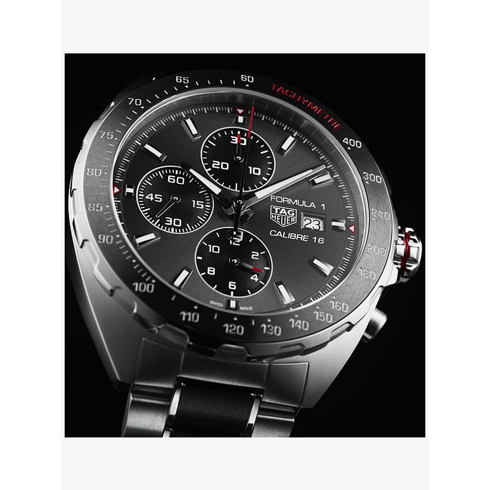Tag Heuer Formula 1 Automatic Chronograph Grey Dial Two Tone Strap Watch for Men - CAZ2012.BA0970 Authentic Buy Shop Now