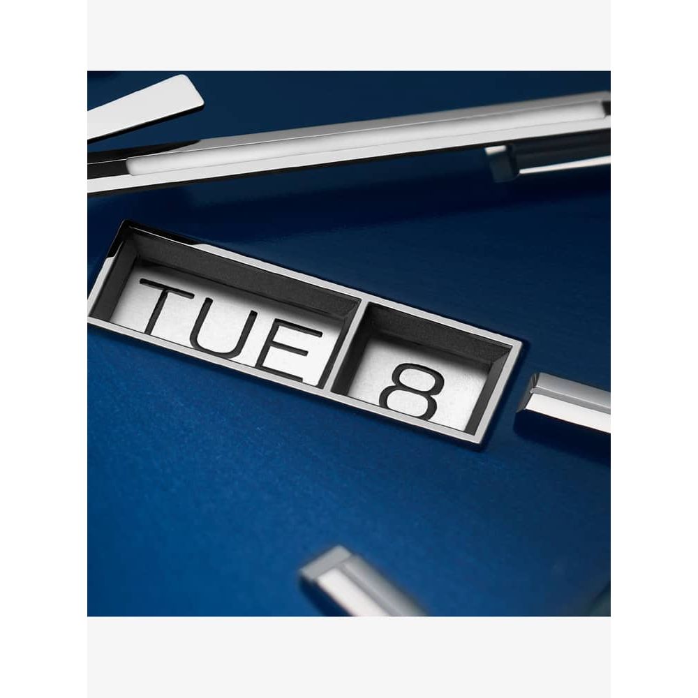 Tag Heuer Carrera Day Date Blue Dial Blue Leather Strap Watch for Men - WBN2012.FC6502 Authentic Buy Shop Now