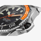 Tag Heuer Aquaracer Professional 1000 Superdiver Automatic Black Dial Silver Steel Strap Watch for Men - WBP5A8A.BF0619 Authentic Buy Shop Now