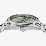 Tag Heuer Carrera Date Automatic 18K Green Dial Silver Steel Strap Watch for Women - WBN2312.BA0001 Authentic Buy Shop Now
