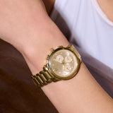 Michael Kors Runway Gold Dial Gold Steel Strap Watch for Women - MK5384 Authentic Buy Shop Now