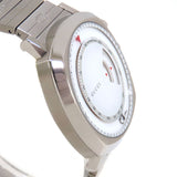 Gucci Grip Chronograph Mickey Mouse White Dial Silver Steel Strap Watch For Men - YA157306 Authentic Buy Shop Now
