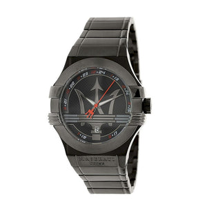 Maserati Potenza 42mm Black Analog Dial Black Strap Watch For Men - R8853108003 Authentic Buy Shop Now
