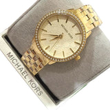 Michael Kors Argyle Glitz Rose Gold Dial Rose Gold Steel Strap Watch For Women - MK3120 Authentic Buy Shop Now