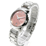 Gucci G Timeless Pink Dial Silver Steel Strap Watch For Women - YA126524 Authentic Buy Shop Now