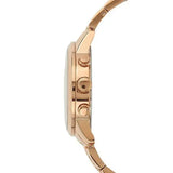 Guess Mini Sunrise Chronograph Quartz Rose Gold Dial Rose Gold Steel Strap Watch For Women - W0448L3 Authentic Buy Shop Now