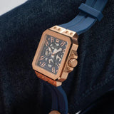 Guess Leo Chronograph Blue Dial Blue Silicone Strap Watch For Men - GW0637G3 Authentic Buy Shop Now