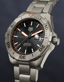 Tag Heuer Aquaracer Bamford Automatic Black Dial Grey Steel Strap Watch for Men - WAY208F.BF0638 Authentic Buy Shop Now