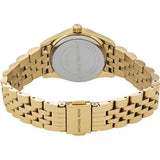 Michael Kors Lexington Quartz Orange Dial Gold Steel Strap Watch For Women - MK3284 Authentic Buy Shop Now