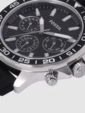 Fossil Bannon Multifunction Black Dial Black Silicone Strap Watch for Men - BQ2494 Authentic Buy Shop Now