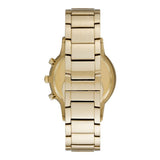 Emporio Armani Renato Chronograph White Dial Gold Steel Strap Watch For Men - AR11332 Authentic Buy Shop Now