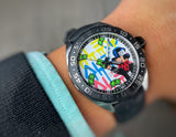 Tag Heuer Formula 1 Alec Monopoly Special Edition Black Rubber Strap Watch for Men - WAZ1117.FT8023 Authentic Buy Shop Now