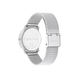 Calvin Klein Minimal Silver Dial Silver Mesh Bracelet Watch for Men - K3M211Y6 Authentic Buy Shop Now