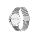 Calvin Klein City Chronograph White Dial Silver Mesh Bracelet Watch for Men - K2G2G126 Authentic Buy Shop Now