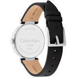Calvin Klein Chic Black Dial Black Leather Strap Watch for Women - K7N23CB1 Authentic Buy Shop Now