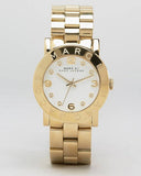 Marc Jacobs Amy White Dial Gold Steel Strap Watch for Women - MBM3056 Authentic Buy Shop Now