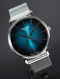 Tissot Everytime Gent Green Dial Silver Mesh Bracelet Watch for Men - T143.410.11.091.00 Authentic Buy Shop Now