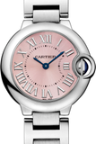 Cartier Ballon Bleu de Cartier Pink Dial Silver Steel Strap Watch for Women - W6920038 Authentic Buy Shop Now