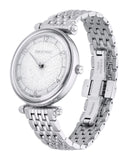 Swarovski Crystalline Wonder Silver Dial Silver Steel Strap Watch for Women - 5656929