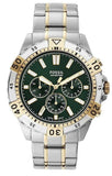 Fossil Garrett Chronograph Green Dial Two Tone Steel Strap Watch for Men - FS5622 Authentic Buy Shop Now