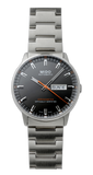 Mido Commander II Automatic Chronometer Grey Dial Silver Steel Strap Watch For Men - M021.431.11.061.01 Authentic Buy Shop Now
