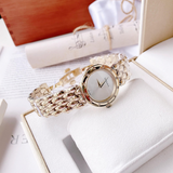 Versace V-Flare Quartz Silver Dial Gold Steel Strap Watch for Women - VEBN00818 Authentic Buy Shop Now