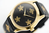 Gucci G Timeless Bee Motif Black Dial Black Leather Strap Watch For Women - YA1264055 Authentic Buy Shop Now