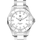 Tag Heuer Aquaracer Diamonds White Dial Two Tone Steel Strap Watch for Women - WAY131D.BA0914 Authentic Buy Shop Now