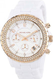 Michael Kors Ceramic White Dial White Steel Strap Watch for Women - MK5269 Authentic Buy Shop Now