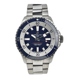 Breitling Superocean Automatic 42mm Blue Dial Silver Steel Strap Watch for Men - A17375E71C1A1 Authentic Buy Shop Now