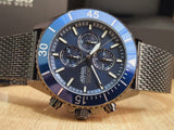 Hugo Boss Ocean Edition Blue Dial Black Mesh Bracelet Watch for Men - 1513702 Authentic Buy Shop Now