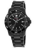 Movado Series 800 Black Dial Black Steel Strap Watch For Men - 2600143 Authentic Buy Shop Now