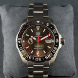 Tag Heuer Aquaracer Calibre 5 Premiere League Edition Black Dial Silver Stainless Steel Watch for Men - WAY201D.BA0927 Authentic Buy Shop Now