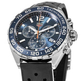 Tag Heuer Formula 1 Blue Dial Black Rubber Strap Watch for Men - CAZ1014.FT8024 Authentic Buy Shop Now
