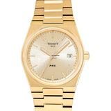 Tissot PRX Gold Dial Gold Steel Strap Watch for Men - T137.210.33.021.00 Authentic Buy Shop Now