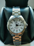 Tag Heuer Formula 1 Calibre 5 Automatic White Dial Silver Steel Strap Watch for Men - WAZ2114.BA0875 Authentic Buy Shop Now