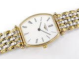 Longines La Grande Classique de Longines Tonneau 22 Gold Watch for Women - L4.205.2.11.7 Authentic Buy Shop Now
