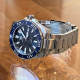 Tag Heuer Aquaracer Blue Dial Quartz Silver Steel Strap Watch for Men - WAY111C.BA0928 Authentic Buy Shop Now