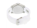 Tommy Hilfiger K2 White Dial White Rubber Strap Watch for Women - 1781306 Authentic Buy Shop Now