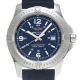 Breitling Colt Automatic 44mm Blue Dial Rubber Strap Mens Watch - A1738811-C906-157S Authentic Buy Shop Now