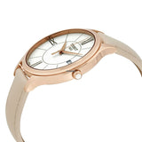 Tissot T Lady Bella Ora Round White Dial Beige Leather Strap Watch For Women - T103.210.36.018.00 Authentic Buy Shop Now