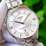 Tissot Chemin Des Tourelles Powermatic 80 Silver Dial Silver Steel Strap Watch For Men - T099.407.11.038.00 Authentic Buy Shop Now