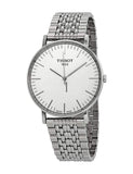Tissot T Classic Everytime Large White Dial Silver Steel Strap Watch for Men - T109.610.11.031.00 Authentic Buy Shop Now