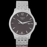 Tissot T Classic Tradition Grey Dial Silver Steel Strap Watch For Men - T063.610.11.067.00 Authentic Buy Shop Now