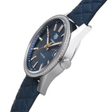 Tag Heuer Carrera Quartz Diamonds Blue Dial Blue Leather Strap Watch for Women - WAR1114.FC6391 Authentic Buy Shop Now