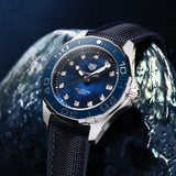 Tag Heuer Aquaracer Quartz Mother of Pearl Blue Dial Blue NATO Strap Watch for Women - WAY131L.FT6091 Authentic Buy Shop Now