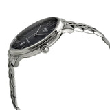 Tissot T Classic Carson Premium Powermatic 80 Black Dial Silver Steel Strap Watch For Men - T122.407.11.051.00 Authentic Buy Shop Now